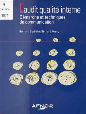 cover image of L'Audit qualité interne